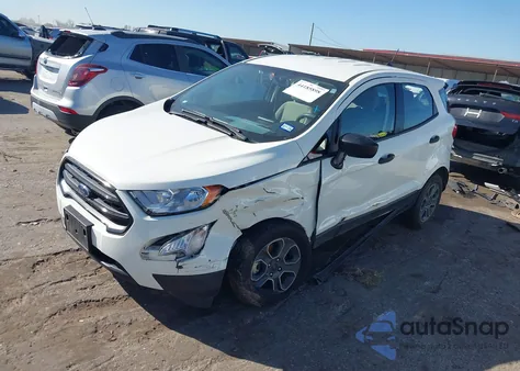 2021 Ford Ecosport S из США, поврежденный, VIN MAJ3S2FE9MC445126